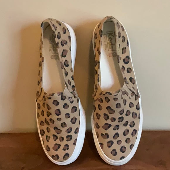 Keds leopard slip on shoes size 7.5 - Picture 2 of 3